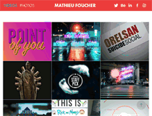 Tablet Screenshot of mathieu-foucher.com
